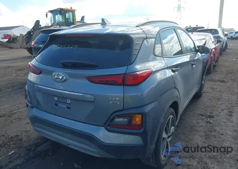 2021 Hyundai Kona Limited z USA, uszkodzony, nr VIN KM8K3CA52MU729266